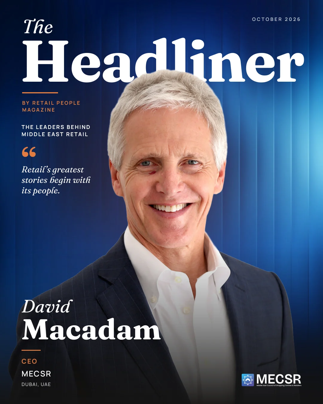 The Headliner cover: David Macadam