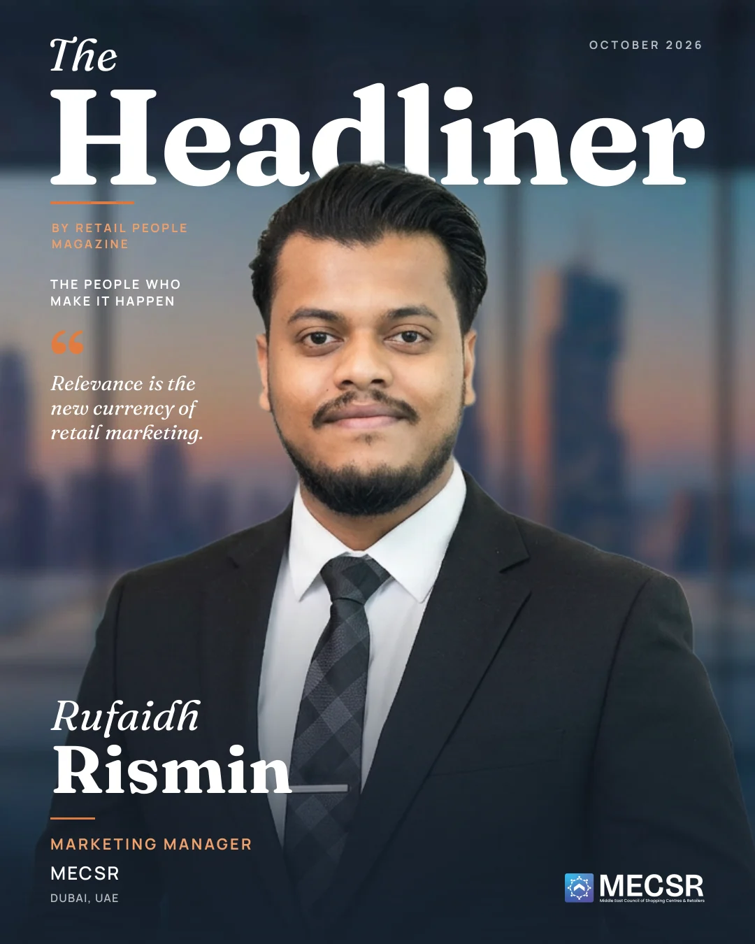 The Headliner cover: Rufaidh Rismin