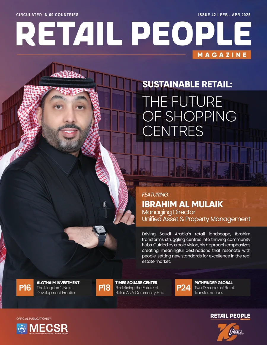 Cover of Retail People Magazine, Issue 42: Sustainable Retail: The Future of Shopping Centres