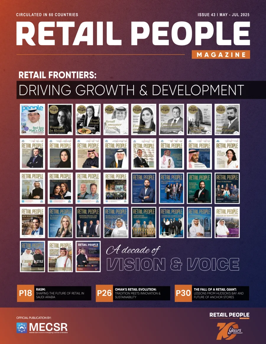 Cover of Retail People Magazine, Issue 43: Retail Frontiers Driving Growth & Development
